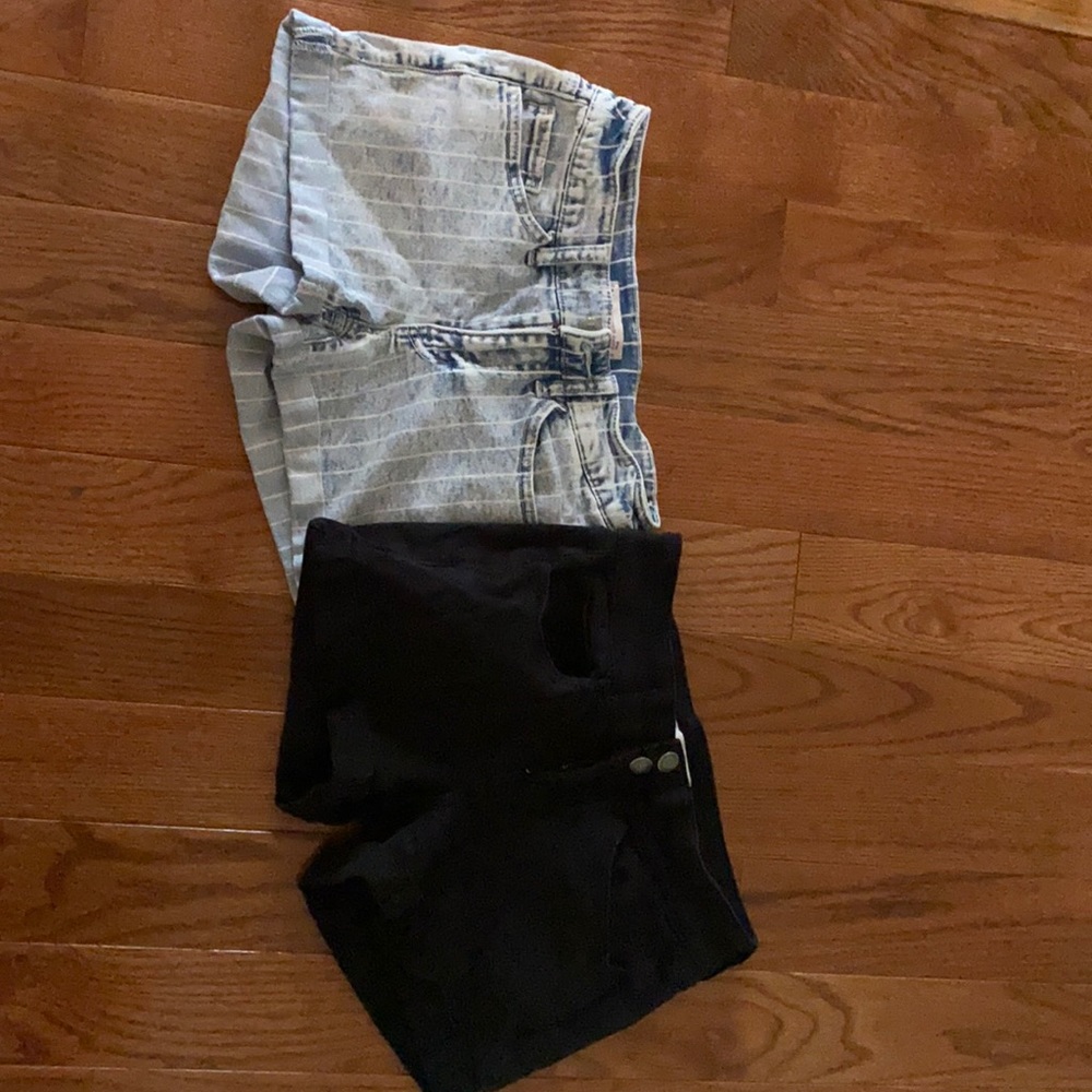 Woman’s denim shorts